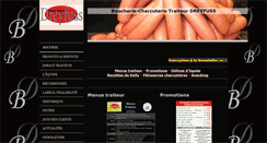 Desktop Screenshot of boucherie-dreyfuss.com