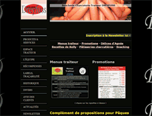 Tablet Screenshot of boucherie-dreyfuss.com